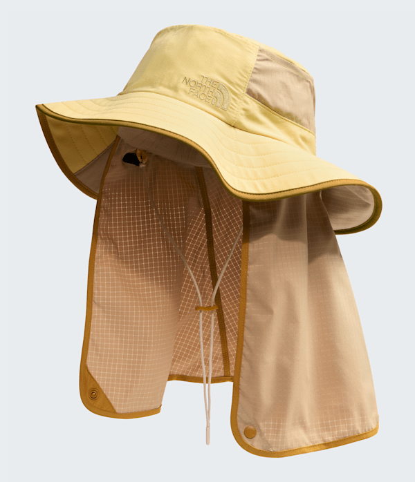 Universal Horizon Convertible Brimmer Hat TNF Honeyed SandKhaki StoneGolden Tan ALT1