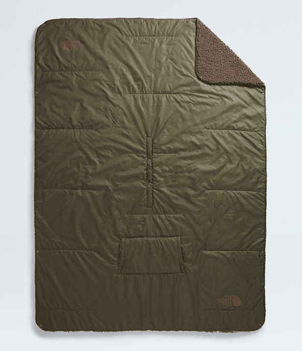 Wawona Fuzzy Blanket TNF New Taupe GreenSmokey Brown HERO