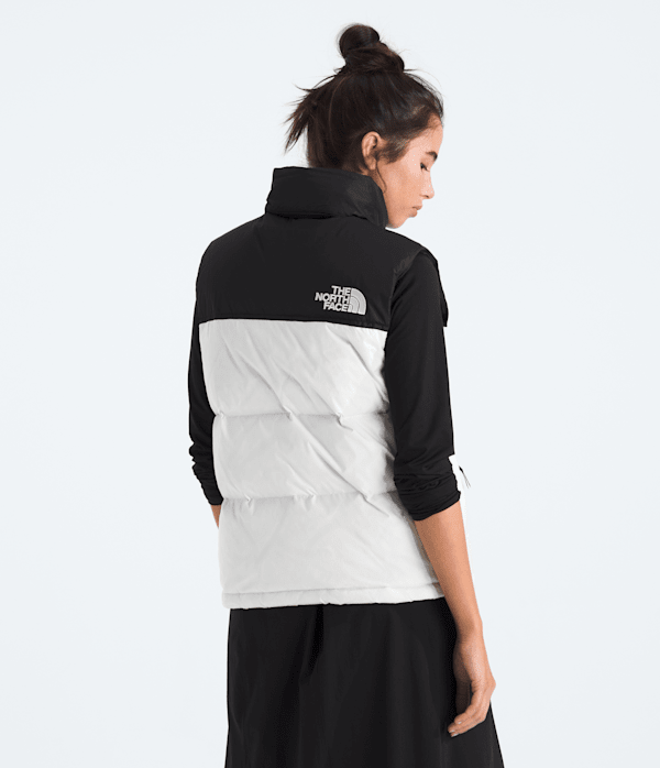 Womens 1996 Retro Nuptse Vest TNF BACK