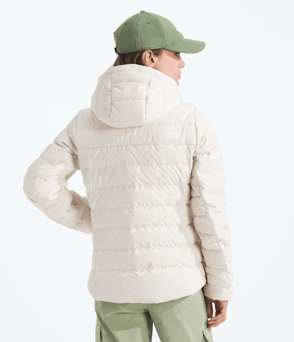 Womens Aconcagua 3 Hoodie TNF White Dune BACK