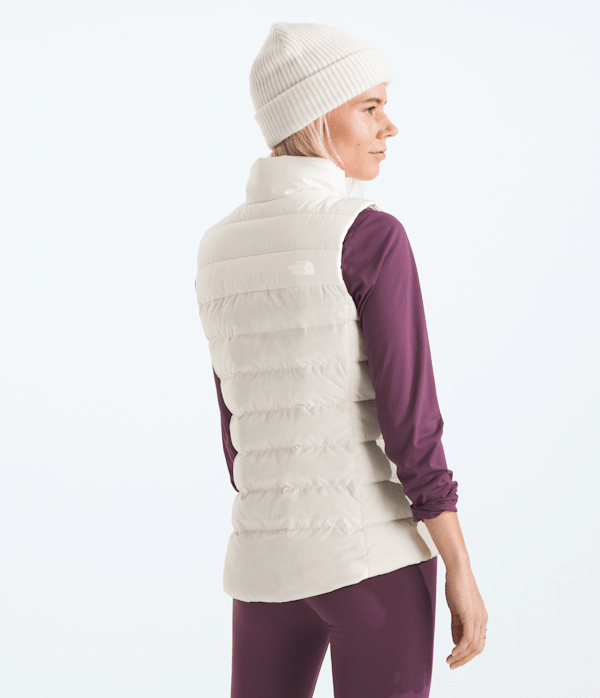 Womens Aconcagua 3 Vest TNF White Dune BACK