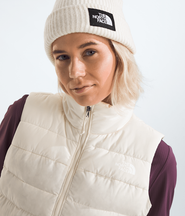 Womens Aconcagua 3 Vest TNF White Dune HERO2