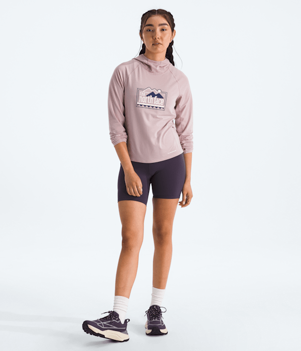 Womens Adventure Explore Pin Hoodie TNF HERO2