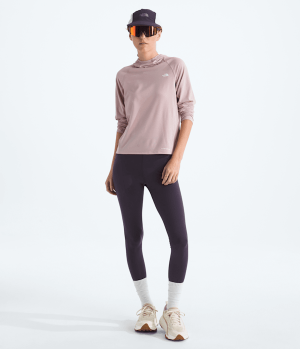 Womens Adventure Sun Hoodie TNF Metal Pink HERO2