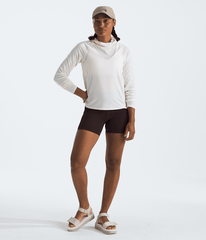 Womens Adventure Sun Hoodie TNF White Dune HERO2