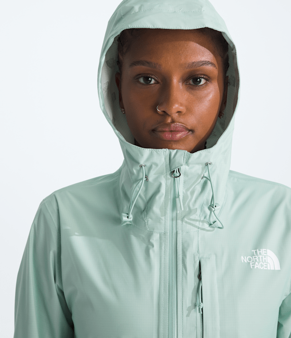 Womens Alta Vista Rain Jacket TNF MODELHOOD2