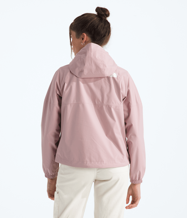 Womens Antora Rain Hoodie TNF BACK