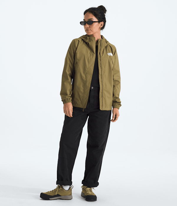 Womens Antora Rain Jacket TNF Cedar HERO2