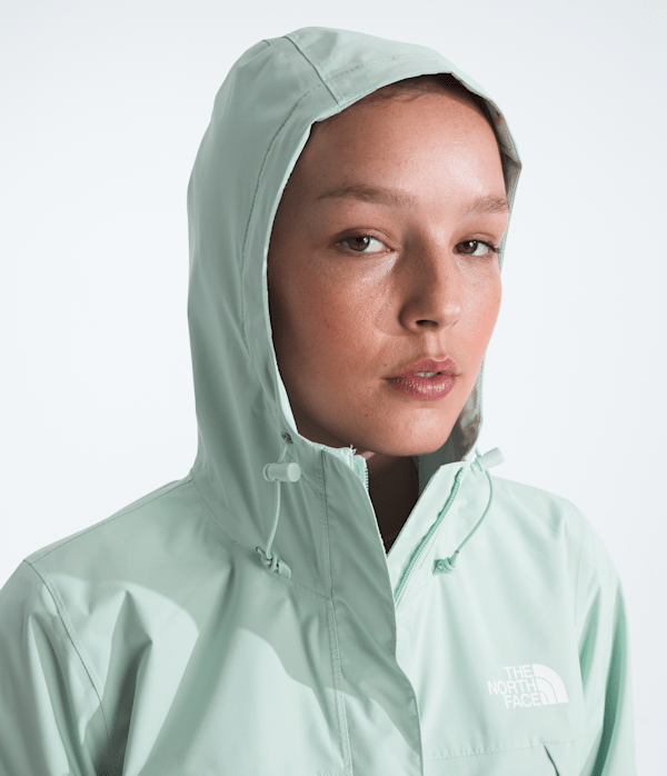 Womens Antora Rain Jacket TNF Opal Frost MODELHOOD2