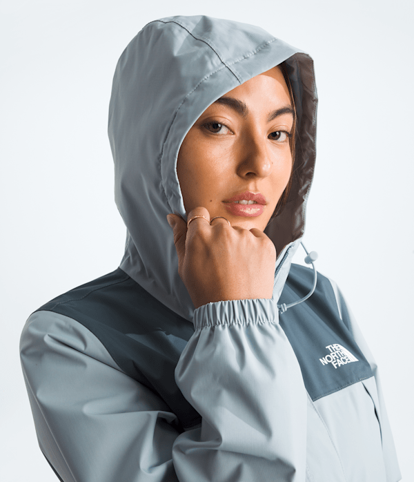 Womens Antora Rain Jacket TNF Frost GreyGranite Grey MODELHOOD2