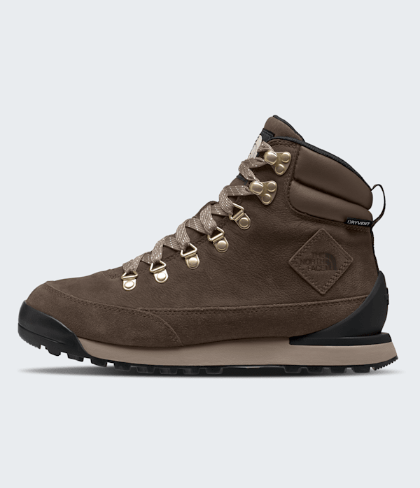 Womens BackToBerkeley IV Leather Waterproof Boots TNF Demitasse BrownGarnet HERO