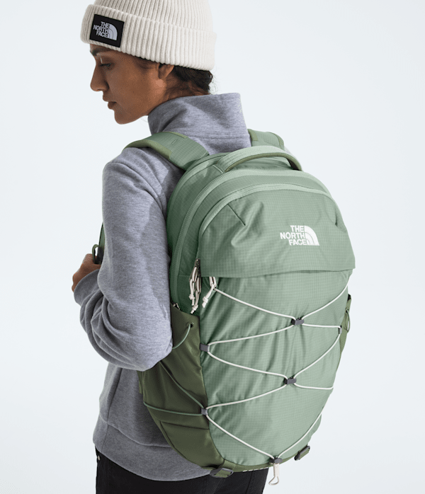 Womens Borealis Backpack  27L TNF Slate MossBark Mist MODELBACK