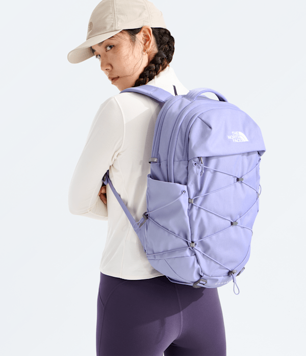 Womens Borealis Backpack  27L TNF Pale Plum Light HeatherPale Plum MODELBACK