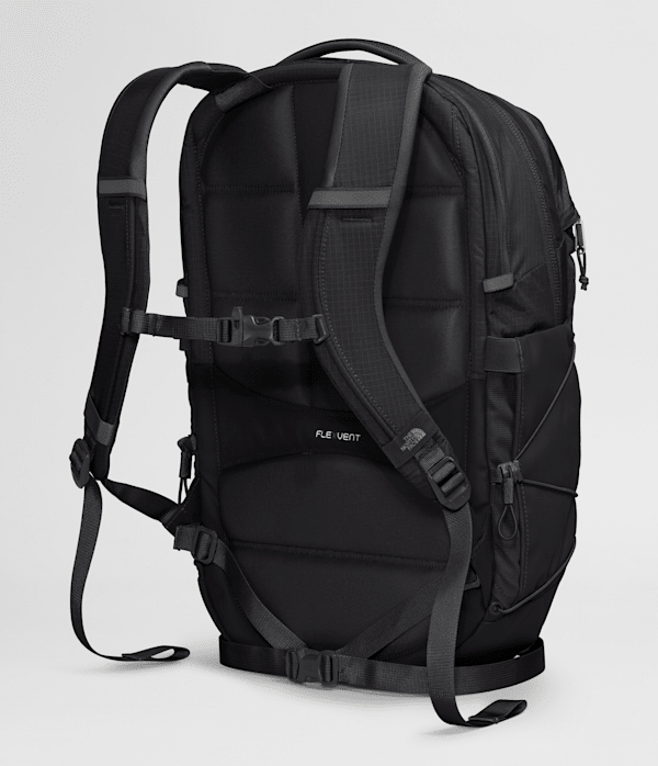 Womens Borealis Luxe Backpack  27L TNF TNF BlackBurnt Coral BACK