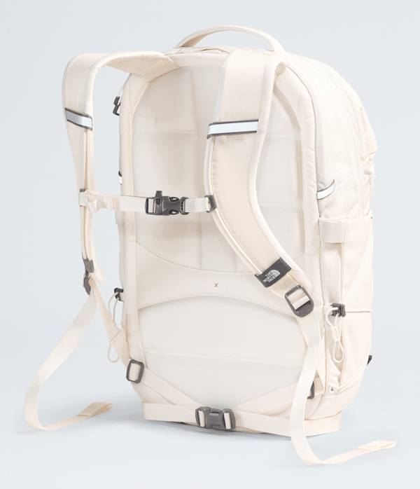Womens Borealis Luxe Backpack  27L TNF Gardenia WhiteBurnt Coral Metallic BACK