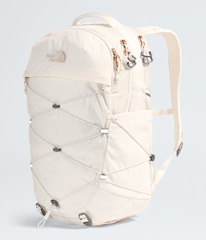Womens Borealis Luxe Backpack  27L TNF Gardenia WhiteBurnt Coral Metallic FRONT34
