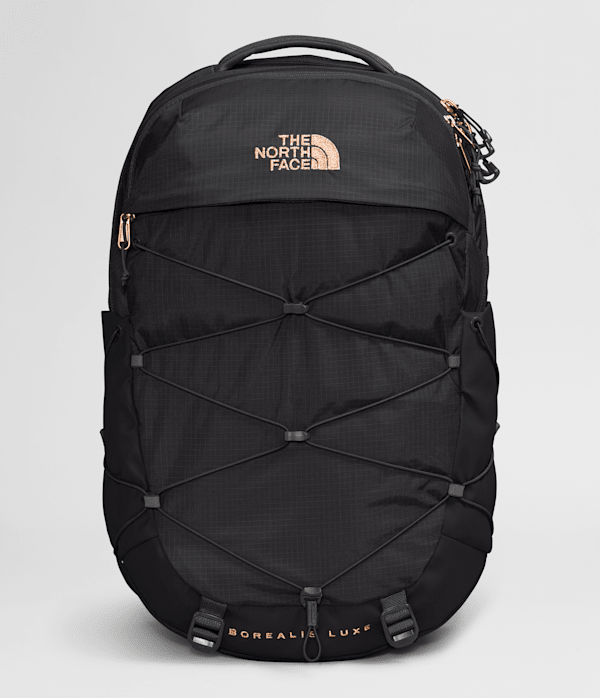 Womens Borealis Luxe Backpack  27L TNF TNF BlackBurnt Coral HERO