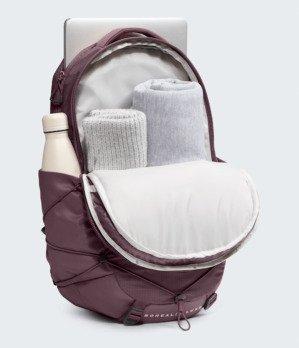 Womens Borealis Luxe Backpack  27L TNF Deep BurgundyBurnt Coral INT