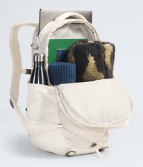 Womens Borealis Luxe Backpack  27L TNF Gardenia WhiteBurnt Coral Metallic INT
