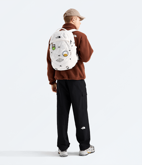 Womens Borealis Patch Backpack  27L TNF White Dune Patch MODELBACK