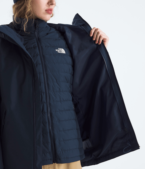 Womens Carto Mono Triclimate Hooded Jacket TNF ALT1
