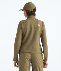 Womens Cedar Trail Grid Fleece Zip Jacket TNF BACK