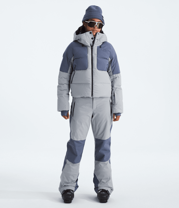 Womens Cold Spell Cropped Down Jacket TNF Blue FlaxTwilight Galaxy HERO2