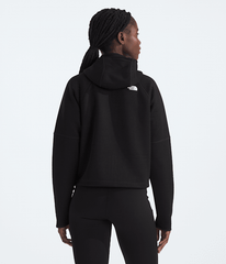 Womens DOTKNIT Thermal FullZip Hoodie TNF TNF Black BACK