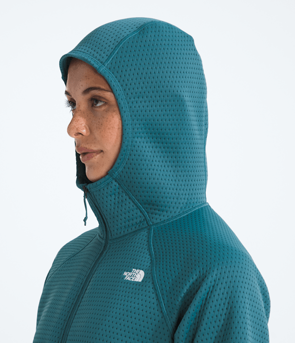 Womens DOTKNIT Thermal FullZip Hoodie TNF MODELHOOD2
