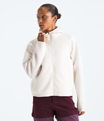 Womens DOTKNIT Thermal FullZip Hoodie TNF White Dune Main