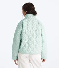 Womens Diamond Peak Insulated Jacket TNF Opal Frost BACK