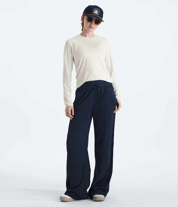 Womens Dune Sky LongSleeve TNF White Dune HERO2