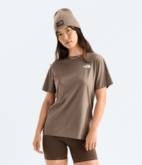 Womens Evolution Box NSE Relaxed ShortSleeve Tee TNF BACK