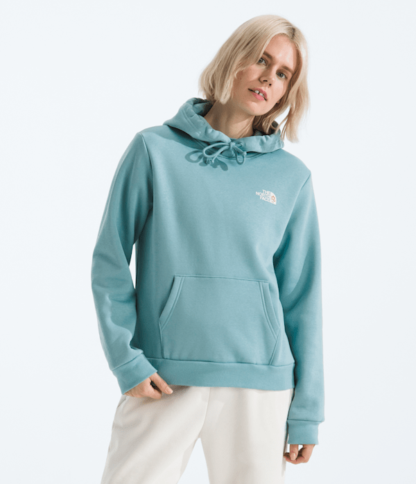 Womens Evolution FloralCloud HoodieGraphic TNF BACK