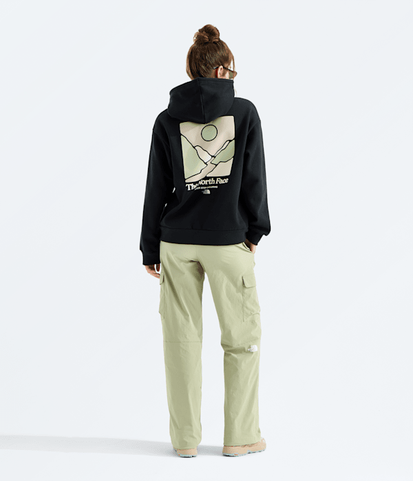 Womens Evolution Monte Oversize Hoodie TNF HERO2
