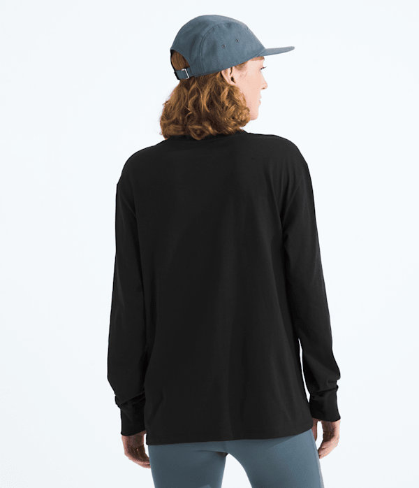 Womens Evolution Simple Dome LongSleeve Tee TNF TNF Black BACK