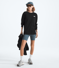 Womens Evolution Simple Dome LongSleeve Tee TNF TNF Black HERO2