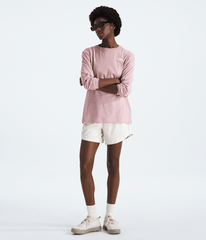 Womens Evolution Simple Dome LongSleeve Tee TNF Metal Pink HERO2