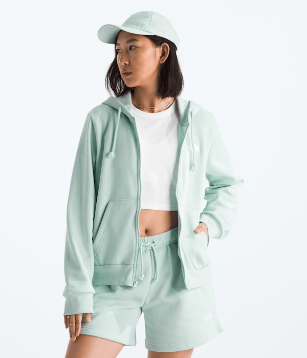 Womens Evolution Simple Dome Regular FullZip Hoodie TNF Main