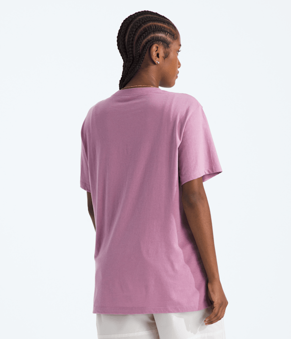 Womens Evolution Simple Dome Relaxed ShortSleeve Tee TNF BACK