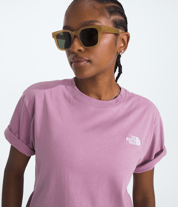 Womens Evolution Simple Dome Relaxed ShortSleeve Tee TNF HERO2