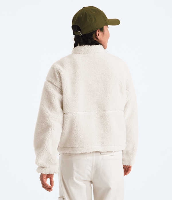 Womens Extreme Pile 2 FullZip Jacket TNF White Dune BACK
