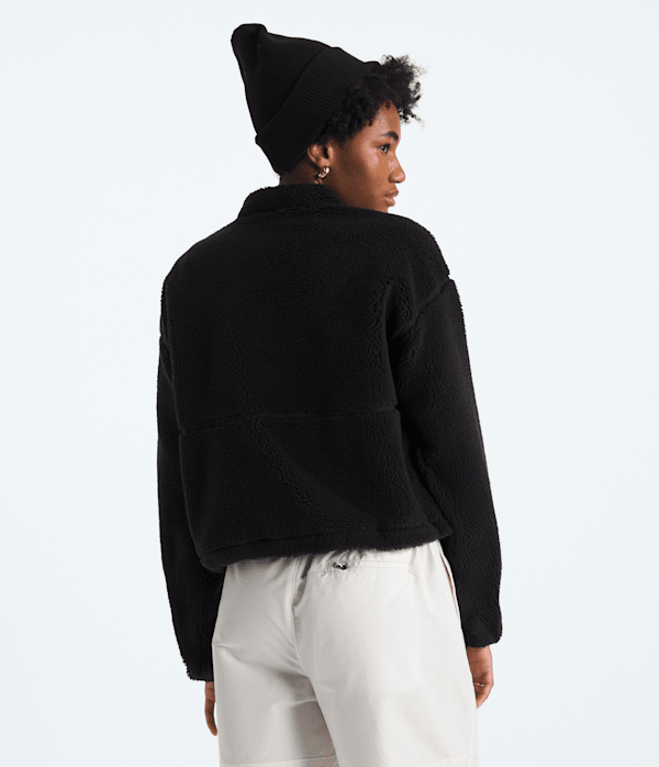 Womens Extreme Pile 2 FullZip Jacket TNF TNF Black BACK