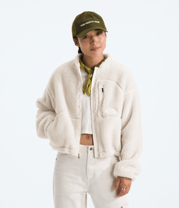 Womens Extreme Pile 2 FullZip Jacket TNF White Dune Main