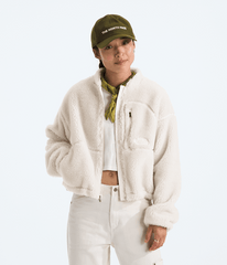 Womens Extreme Pile 2 FullZip Jacket TNF White Dune Main