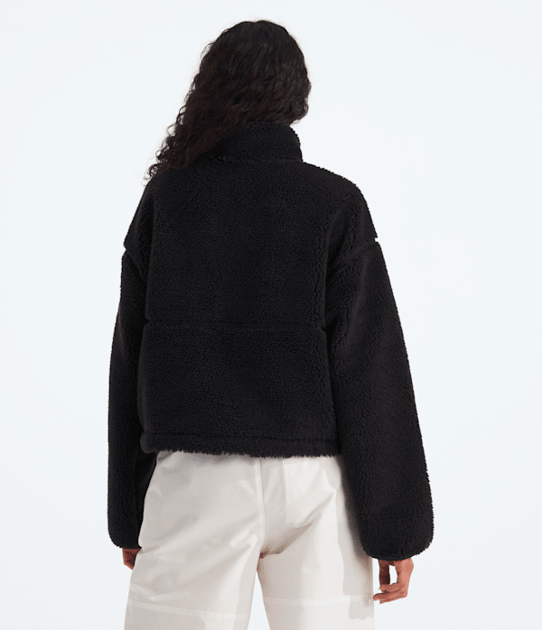 Womens Extreme Pile 2 Pullover TNF TNF Black BACK