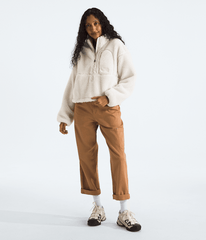 Womens Extreme Pile 2 Pullover TNF White Dune HERO2