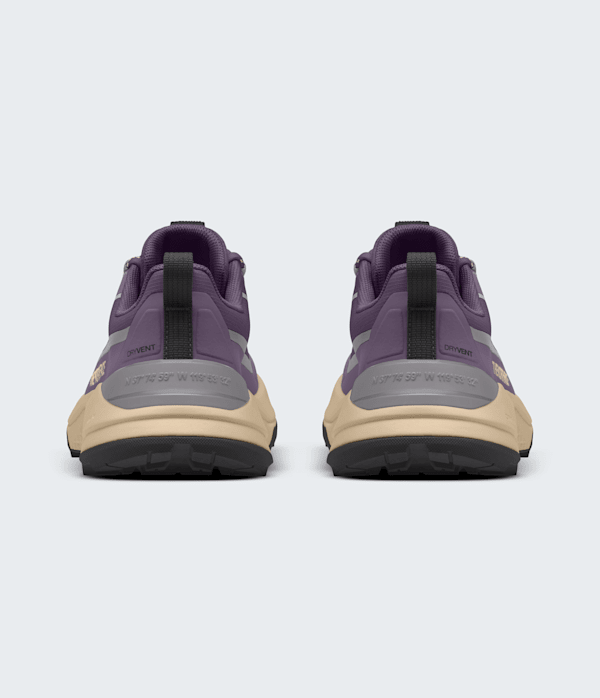 Womens Fastpack Waterproof Shoes TNF Endless DuskDesert Stone BACK