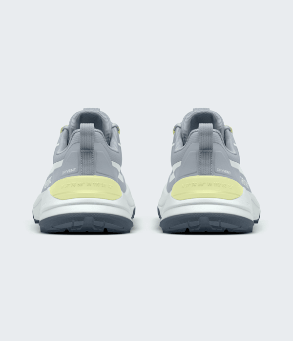 Womens Fastpack Waterproof Shoes TNF Frost GreyLemon Mist BACK
