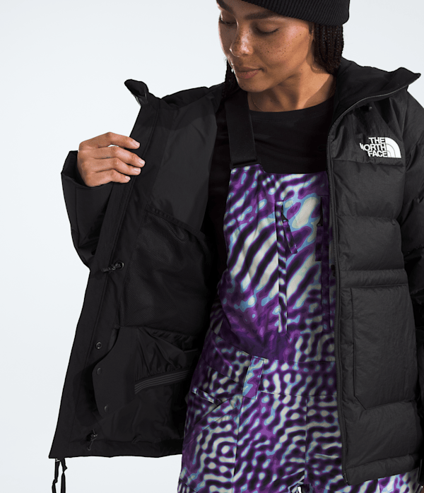Womens First Turn Down Jacket TNF TNF BlackRecycled Down MODELINT
